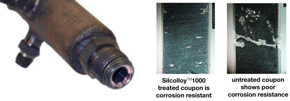 Silcolloy improves corrosion resistance