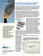 Prevent Mercury Loss During Transport and Storage with SilcoNert&trade;2000