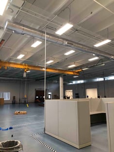 Manufacturing area ready for move in 