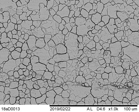 SEM image evaluation coupon cracks