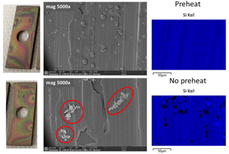 SL2K Coupons Preheated-Control SEM-EDS