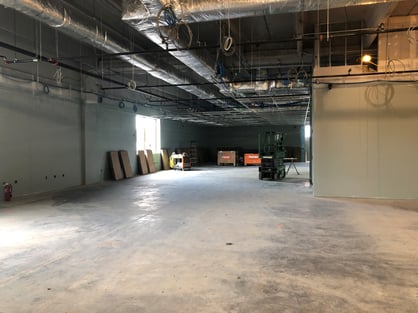 building expansion office under construction June 2019