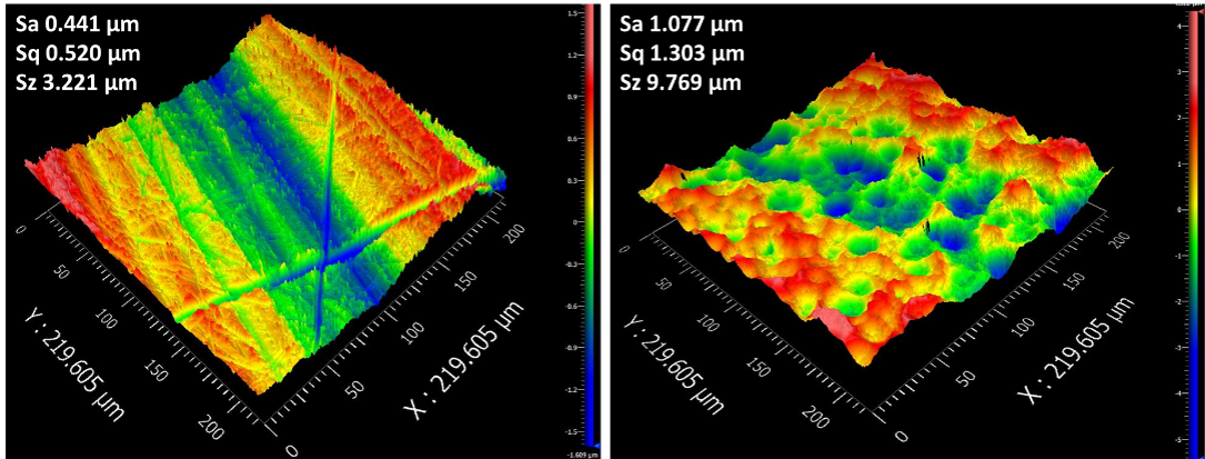 second mill finish vapor stripping comparison